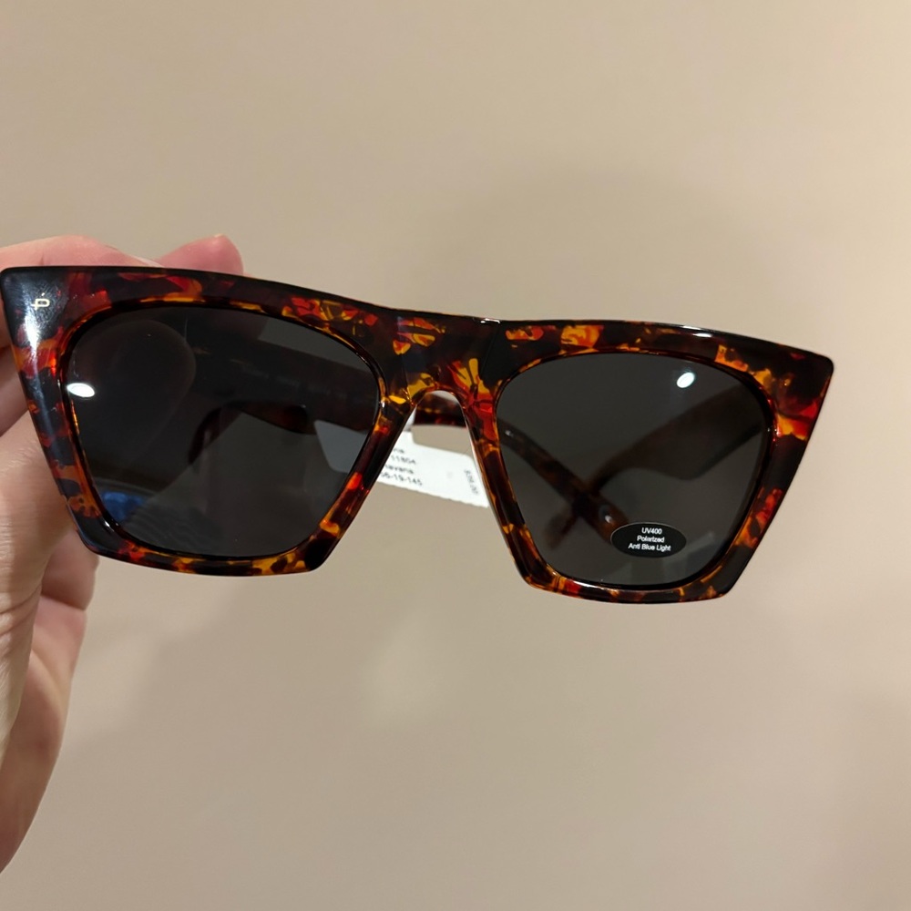PRIVE REVAUX X BENZO VICTORIA TORTOISE AUTHENTIC SUNGLASSES POLARIZED - Picture 3 of 6